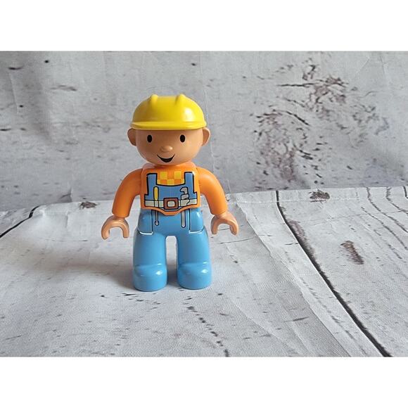Lego Duplo Figure Bob the Builder Figure - Picture 1 of 4